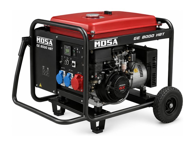 Generator 8 kVA / 380 V · 4 kVA / 220 V